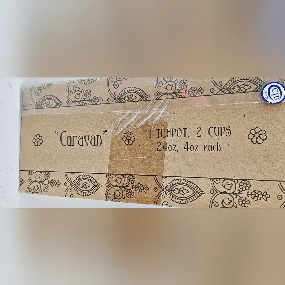 White Elephant Tea Set with Floral Design - Picture 7 of 8